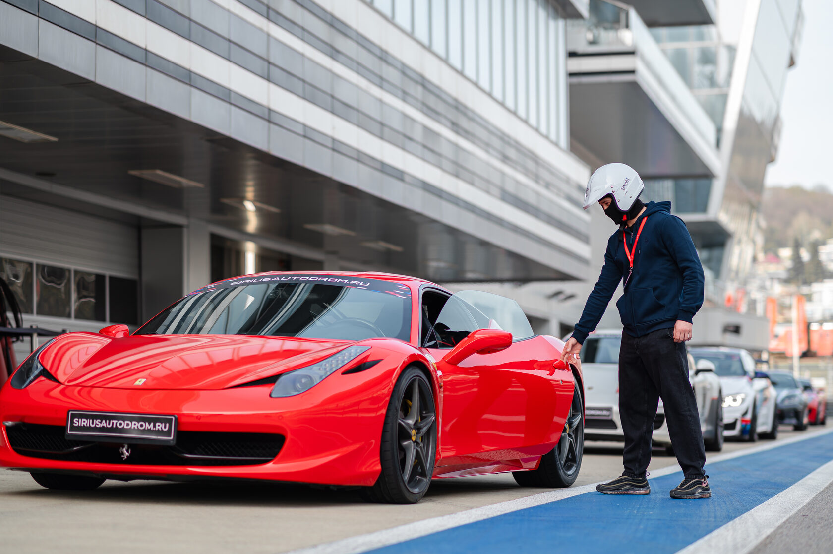 Гость Gonki Sochi и Ferrari 458 Italia на Сочи Автодроме